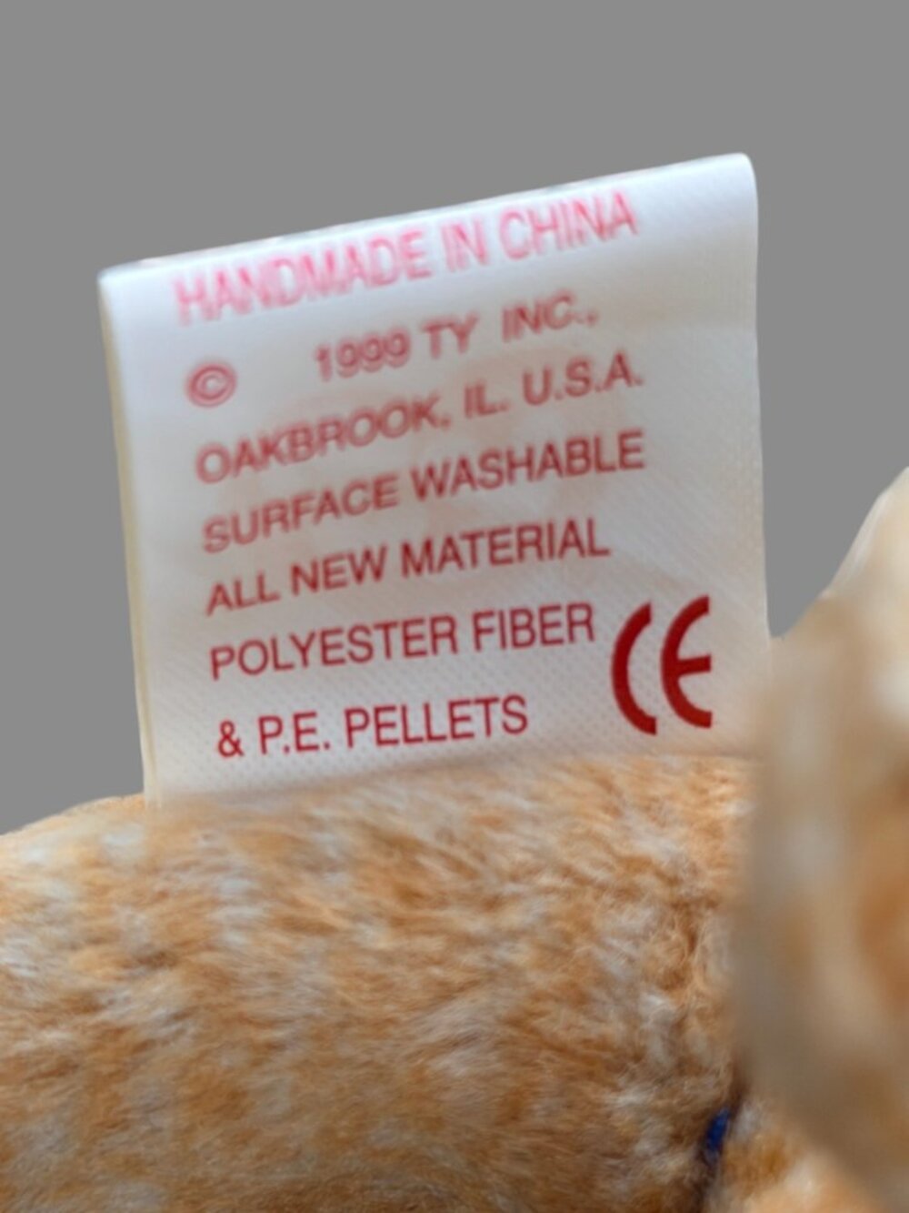 Ty Beanie Baby Nibbly Bunny Rabbit 1998 Plush w/ Hang Tag Brown White Collector - Picture 6 of 8